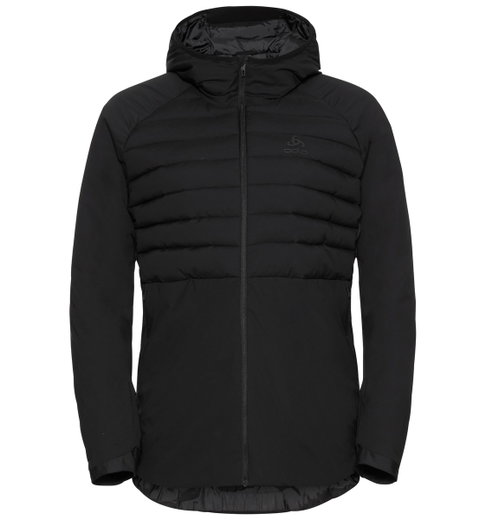 Odlo Winterjacke Ascent S-Thermic Mid mit Kapuze (Isolierjacke, winddicht, atmungsaktiv) schwarz Damen